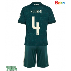 Real Madrid Dean Huijsen #4 Replika Babytøj Udebanesæt Børn 2026-27 Kortærmet (+ Korte bukser)